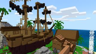 Screenshot of the Minecraft Bedrock Marketplace product Pirate Refuge created by A30x1.