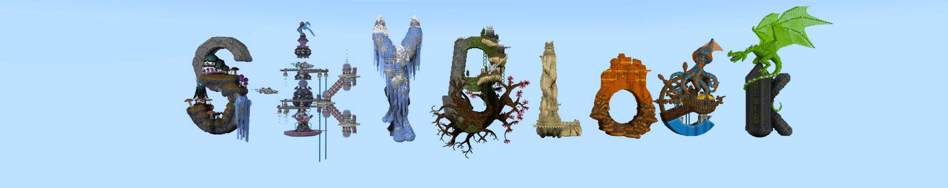 Panorama of the Minecraft Bedrock Marketplace product S K Y B L O C K created by A30x1.