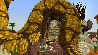 Screenshot of the Minecraft Bedrock Marketplace product Sky Monster: Giant Snake created by A30x1.