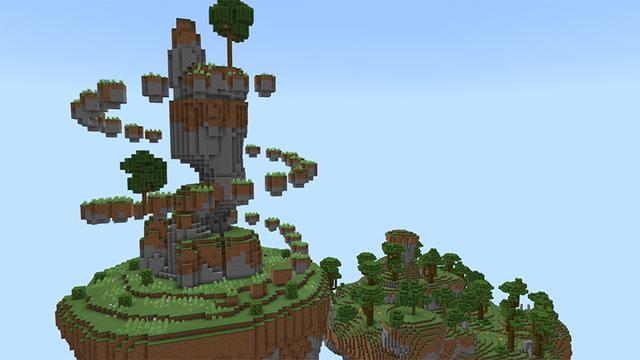 Screenshot of the Minecraft Bedrock Marketplace product Sky Monster: Skeleton Soldier created by Diluvian.
