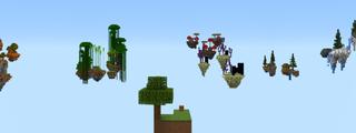 Panorama of the Minecraft Bedrock Marketplace product SkyBlock!! created by A30x1.
