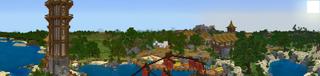 Panorama of the Minecraft Bedrock Marketplace product Solus Keep created by A30x1.