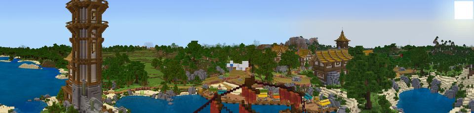 Panorama of the Minecraft Bedrock Marketplace product Solus Keep created by A30x1.
