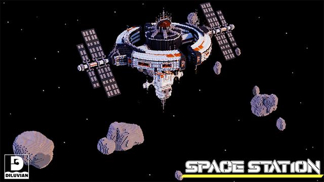 Thumbnail of the Minecraft Bedrock Marketplace product Estação Espacial created by A30x1.