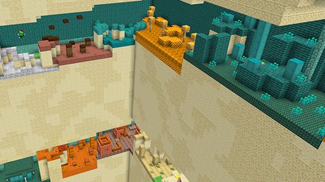 Screenshot of the Minecraft Bedrock Marketplace product Temple Parkour created by Diluvian.