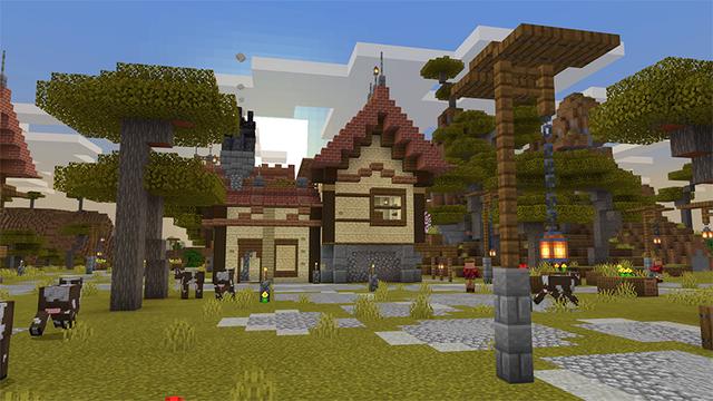 Screenshot of the Minecraft Bedrock Marketplace product Treasure Mansion created by A30x1.
