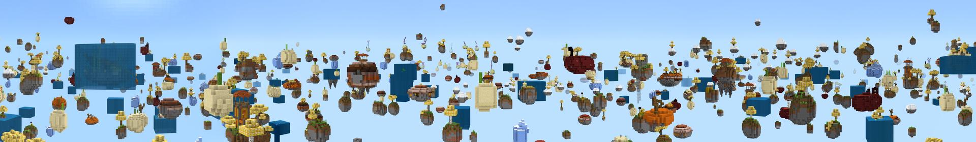 Panorama of the Minecraft Bedrock Marketplace product Ultra Lucky Skyblock created by A30x1.