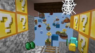 Screenshot of the Minecraft Bedrock Marketplace product Ultra Lucky Skyblock created by A30x1.