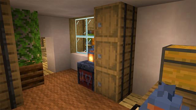 Screenshot of the Minecraft Bedrock Marketplace product Village In A Ravine created by Diluvian.