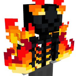 Thumbnail of the Minecraft Bedrock Marketplace product Black Infernal Flame Reaper Skeleton Suit created by Diveblocks.