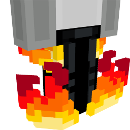 Thumbnail of the Minecraft Bedrock Marketplace product Black Infernal Flame Reaper Skeleton Trousers created by Diveblocks.