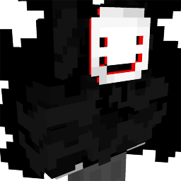 Thumbnail of the Minecraft Bedrock Marketplace product Black Smiley Face Suit created by Diveblocks.
