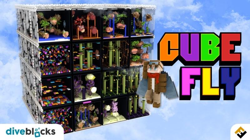 Cube Fly de Diveblocks | CHUNK - Minecraft Bedrock Marketplace Explorador