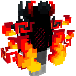 Thumbnail of the Minecraft Bedrock Marketplace product Dark Shadow Fire Demon Knight created by Diveblocks.