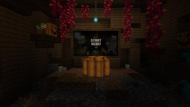 Screenshot of the Minecraft Bedrock Marketplace product Horror Village created by Diveblocks.