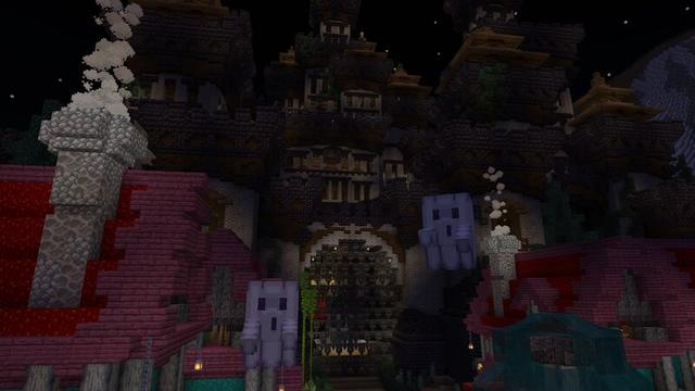 Screenshot of the Minecraft Bedrock Marketplace product Horror Village created by Diveblocks.