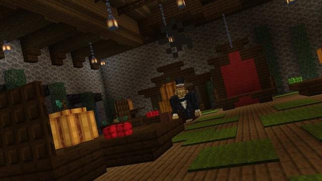 Screenshot of the Minecraft Bedrock Marketplace product Horror Village created by Diveblocks.