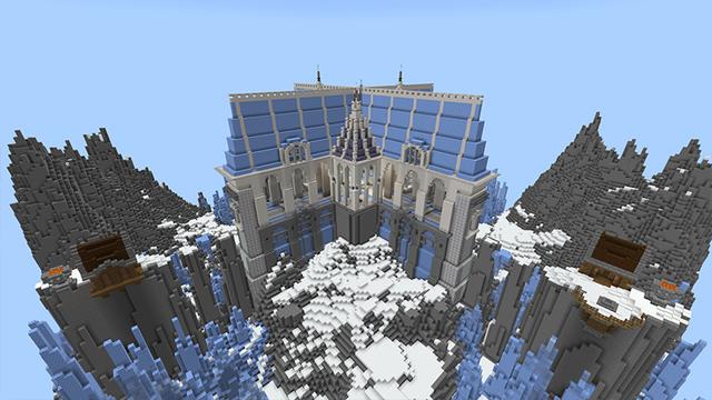 Screenshot of the Minecraft Bedrock Marketplace product Lucky Block Battle created by Diveblocks.