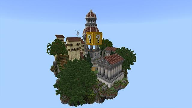 Screenshot of the Minecraft Bedrock Marketplace product Lucky Block Battle created by Diveblocks.