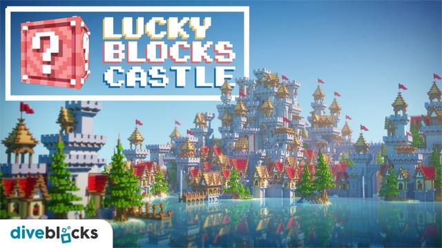 Thumbnail of the Minecraft Bedrock Marketplace product Lucky Blocks Castle created by Diveblocks.