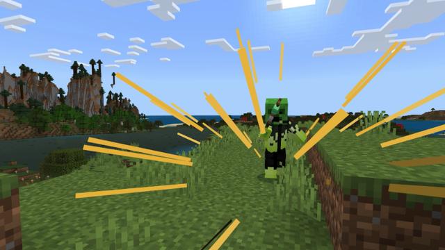 Screenshot of the Minecraft Bedrock Marketplace product Magic Wands created by Diveblocks.