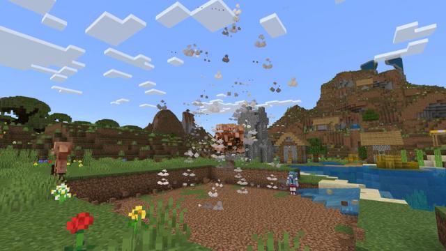 Screenshot of the Minecraft Bedrock Marketplace product Magic Wands created by Diveblocks.