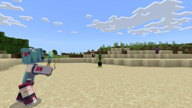 Screenshot of the Minecraft Bedrock Marketplace product Magic Wands created by Diveblocks.