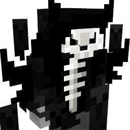 Thumbnail of the Minecraft Bedrock Marketplace product Night Skull Reaper Cloak created by Diveblocks.