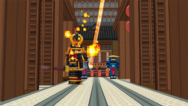 Screenshot of the Minecraft Bedrock Marketplace product Ninjas Add-On created by Diveblocks.
