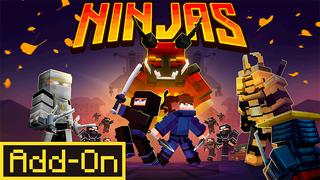 Thumbnail of the Minecraft Bedrock Marketplace product Add-On Ninjas created by Diveblocks.