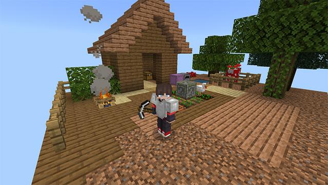 Screenshot of the Minecraft Bedrock Marketplace product One Block created by Diveblocks.