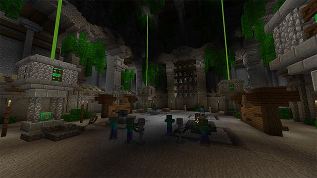 Screenshot of the Minecraft Bedrock Marketplace product One Block created by Diveblocks.