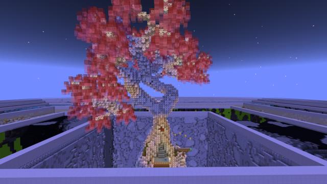 Screenshot of the Minecraft Bedrock Marketplace product Parkour Runner: Biomes 2 created by Diveblocks.
