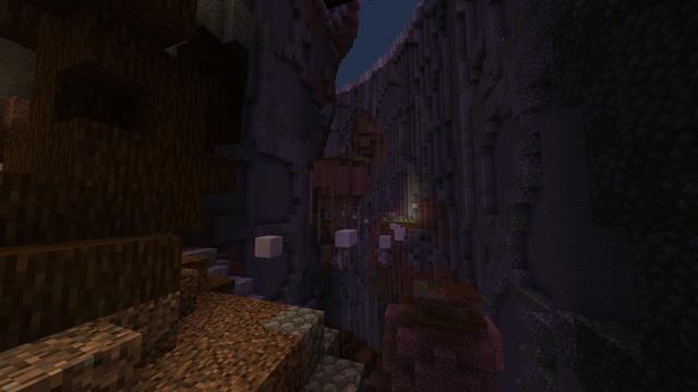 Screenshot of the Minecraft Bedrock Marketplace product Parkour Runner: Biomes created by Diveblocks.
