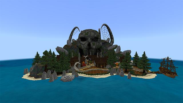 Screenshot of the Minecraft Bedrock Marketplace product Pirate Island created by Diveblocks.
