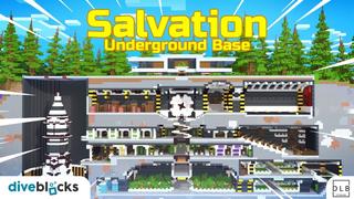 Thumbnail of the Minecraft Bedrock Marketplace product Base souterraine du salut created by Diveblocks.