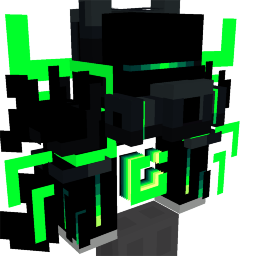 Thumbnail of the Minecraft Bedrock Marketplace product Sci-Fi Dark Cyber Hacker Green Suit created by Diveblocks.