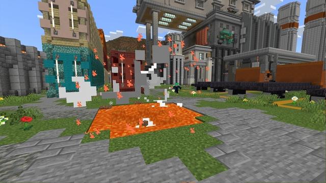 Screenshot of the Minecraft Bedrock Marketplace product TNT+ created by Diveblocks.