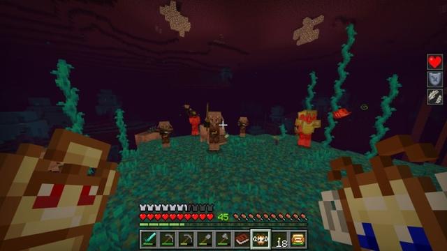 Screenshot of the Minecraft Bedrock Marketplace product Totems+ Add-On created by Diveblocks.