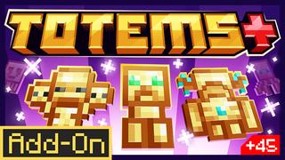 Thumbnail of the Minecraft Bedrock Marketplace product Totems+ Add-On created by Diveblocks.