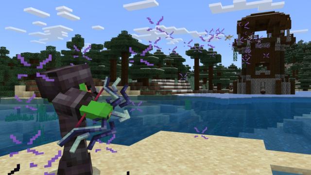 Screenshot of the Minecraft Bedrock Marketplace product Weapons! created by Diveblocks.