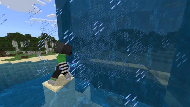 Screenshot of the Minecraft Bedrock Marketplace product Weapons! created by Diveblocks.