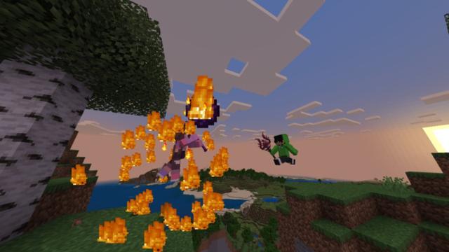 Screenshot of the Minecraft Bedrock Marketplace product Weapons! created by Diveblocks.