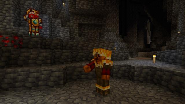 Screenshot of the Minecraft Bedrock Marketplace product Armor++ Add-On created by Doctor Benx.