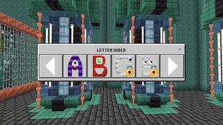 Screenshot of the Minecraft Bedrock Marketplace product Find The Alphabet created by Doctor Benx.