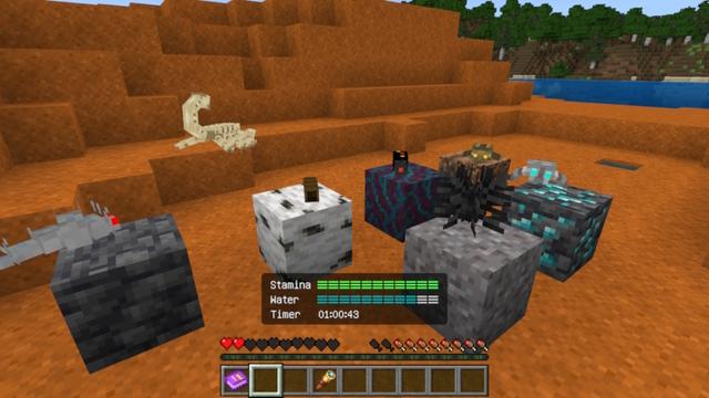 Screenshot of the Minecraft Bedrock Marketplace product Harder on Bedrock Add-On created by Doctor Benx.