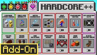 Thumbnail of the Minecraft Bedrock Marketplace product Harder on Bedrock Add-On created by Doctor Benx.