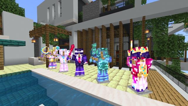 Screenshot of the Minecraft Bedrock Marketplace product LUCKY BLOCK MILLIONAIRE created by Doctor Benx.