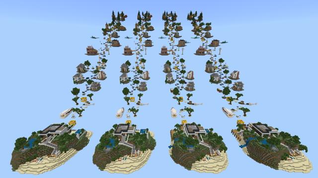 Screenshot of the Minecraft Bedrock Marketplace product LUCKY BLOCK MILLIONAIRE created by Doctor Benx.