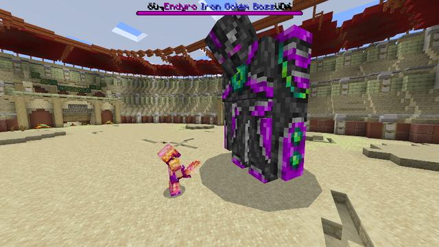 Screenshot of the Minecraft Bedrock Marketplace product LUCKY BLOCK SUPER HEROES! created by Doctor Benx.
